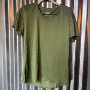 REI Olive Green Adventure Tee